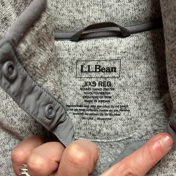 L.L. Bean Women's Sweater Fleece Pullover XXS - Picture 4 of 5